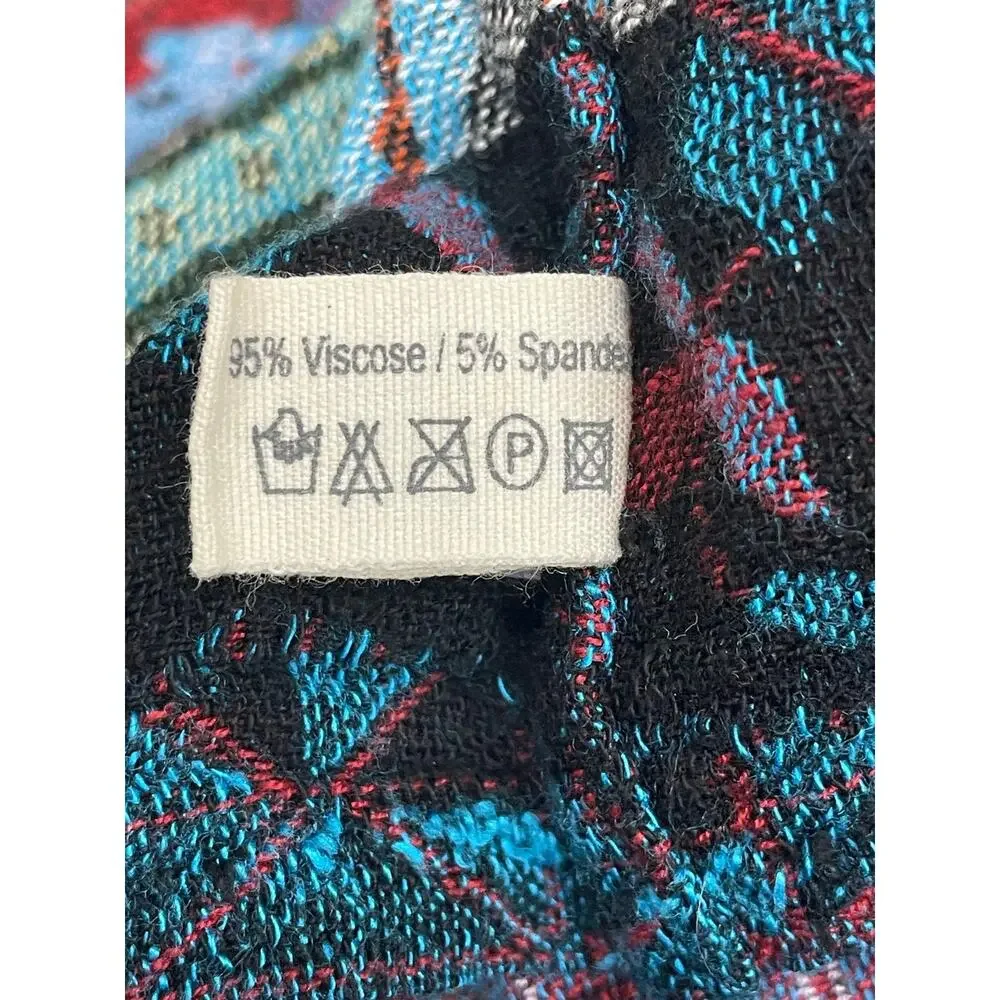 Boho Patchwork Design Infinity Scarf - Picture 6 of 8